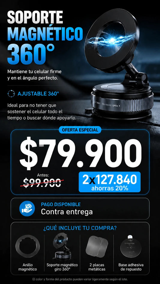 SOPORTE MAGNETICO GIROMAX-360